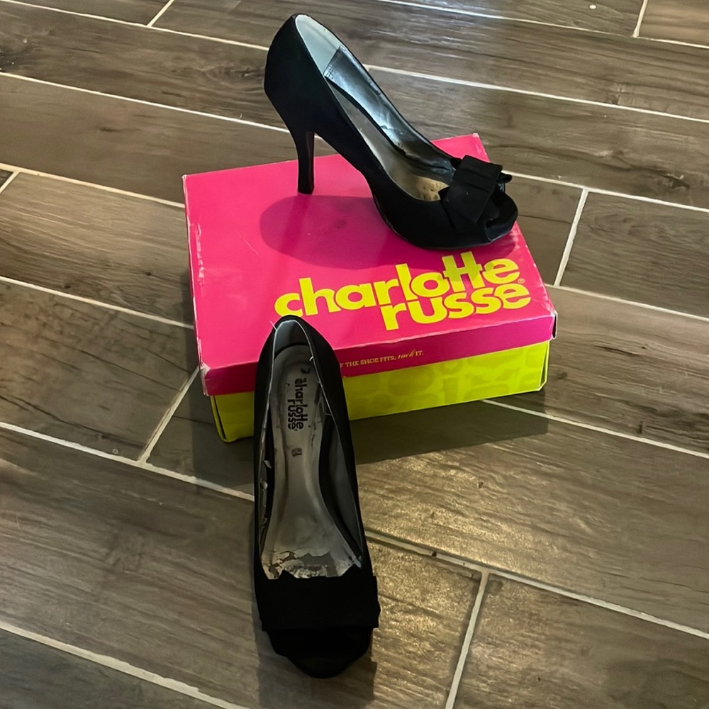 Size 8 Black dress heels by Charlotte Russe from my closet
